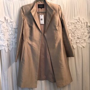 Gold trench coat